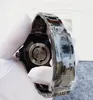 Herenhorloge 43 mm volledig zwart roestvrij staal superlichtgevend mechanisch horloge paar geschenkhorloges