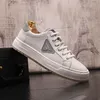 Luxury Designers Dress Wedding Party Shoes Fashion Brand Street Style White Casual Sneakers Round Toe Thick Bottom Oxford Business Driving Walking Loafers Y43