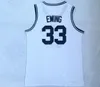 NCAA College Georgetown Hoyas 33 Patrick Ewing Basketball Jerseys сшитые вышива