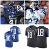 SJ NCAA College Jerseys Kentucky Wildcats Custom 57 Dermonti Dawson 22 Jared Lorenzen 33 Travis Tisdale 56 Kash Daniel Football Stitched