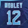 Mitch 2020 New NCAA Rhode Island Jerseys 12 Cuttino Mobley College Basketball Jersey Marine Taille Jeunes Adultes Tous Cousus