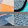 Carpets Colorful Spliced For Parlor Soft Flannel Living Room Area Rug Geometric Design Carpet Cloakroom Bedroom Anti-Slip Mat