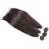 Boulonnements de cheveux 8 28 pouces paquets droits Soft 100 Human India Bone Weave 20 220924
