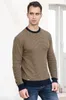 Men's Sweaters AIOPESON Cotton Spliced Pullovers Casual Warm O-neck Quality s Knitted Winter Fashion for 220924