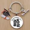 Class of 2022 Graduation Gift Keychain Graduation Pendant Inspirational Gift DIY Custom Graduation Gift Keyring