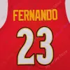 Mitch 2020 New NCAA Maryland Terrapins Stats Maglie 23 Maglia da basket Fernando College Taglia Giovani Adulti Tutti cuciti