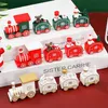 Christmas Decorations Wooden Train Merry For Home Xmas Navidad Noel Gifts Ornament Happy Year 2023 220926