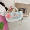 Backpacks Korean Style Kids Linen Purses and Handbags Cute Girls Princess Crossbody Bag Kawaii Child Tote Hand Gift 220924