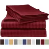 Conjunto de cama de cama de cama 1800 Luxury Microfiber macio hipoalergênico bolso profundo de 4 peças Conjunto de camas de mancha resistente a manchas 220924