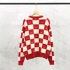Męskie swetry Wysokiej jakości jesienne/zima kolor kolorów duży dzianiny kobiety trądzikowe studia ekipa szyi odzież 220923