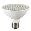 Luces de cultivo 34/45W E27 bombilla LED para plantas 220V LED de espectro completo planta de interior cultivo de plántulas lámpara de crecimiento de flores