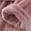 Autumn Winter Maternity Lounge Sleepwear Robe Flanell Warm Bathrobe Women Pyjamas 20220926 E3