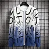 Men's Sweaters Arrival Fashion Autumn Knitted Cardigan Zipper Sweater Alphabet Patterned Round Collar Casual Jacket Coat