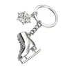 Snow Sports Keychains Skate Shoes Keychain Pendant Metal Key Chain Gift Keyring