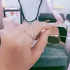 本物のスターリングシルバーデイジーフラワーリングローズゴールドウェディングギフトジュエリー女性用の女の子のためのオリジナルボックスパンドラCZダイヤモンドリングセット