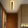 Vägglampa nordiska moderna remsa långa lampor interiörljus vardagsrummet
