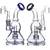 Matris perc fab ￤ggglasbubblare vattenpipa bongs sm￥ percolator vatten r￶r olje riggar med 14 mm fog