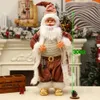 Decorazioni natalizie 40 Style Doll 30CM Babbo Natale Alce Pupazzo di neve Anno 2023 Buon per ornamenti domestici Natal Navidad 220922