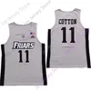 Mitch 2020 Новые NCAA Providence Friars Jerseys 11 хлопковые баскетбольные майки из колледжа с серой размер молодые взрослые все сшиты