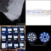 Lösa diamanter grossiststorlek pris d färg rund klippt lab odlad lös moissaniter sten liten droppleverans 2021 smycken dagupshop dhr8c