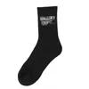 Cotton Socks For Men Women Lovers High Street Graffiti Letters Fashion Medium Tube Hosiery Sports Sock