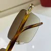 Retro Designer Mulheres óculos de sol Rectangle Goggle Gold Frame Carti Mens Buffalo Horn Sun Glasses Black Grey Clear óculos UV400 fem2397