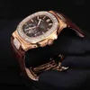 Luxe horloges voor heren Mechanische aangepaste diamanten bezet met Moissanite-diamanten Zwitserse merk Genève-polshorloges Om46