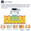 9 en 1 corps multifonction Cryolipolisis amincissant la peau de cavitation laser resserrant la réduction de la graisse ShockWave peau rf resserrer la machine de beauté de soulagement de la douleur