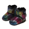 Designer bambini stivali da neve pelliccia neonati neonati botas infant toddler boot boy boy boot winter kids shoes