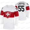 Gla Mitness Team Zwitserland 2022 Winterhockey Jersey Reto Berra Michael Fora Mirco Muller Yannick Weber Santeri Alatalo Sven Andrighetto Simon Moser