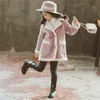 Childrens Wool Blends Coats for Girls Winter Teenager Snow Wear Fur Outerwear Jackets 6 7 8 9 10 11 12 14 Years Girls Coat 20220926 E3