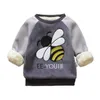 Pullover Girls Hoodies Warm Sweatshirts Fashion Spring Toddler Boys Coats Baby Kids Clothing Autumn Children Sweeve Tops 220924