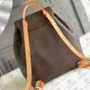 Женщина -дизайнер роскошная мода повседневная мода Montsouris BB PM 2 Size Backpack Schoolbag High Caffice Top 5A M45501 M45515 M45516 M45502 кошелек для пакета