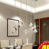 Pendelleuchten, transparente Kristall-LED-Esszimmer-Bar-Licht, moderne Mode für Zuhause, Leben, einfach, kreativ, DHL-frei