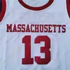 Maillot de basket-ball Mitch Custom 2020 UMass Minutemen NCAA College Sean East Tre Mitchell T.J. Semaines Carl Pierre Samba Diallo Keon Clergeot