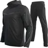 Chándal Thin Tech Fleece Men Designer Sweat Suit Conjunto de dos piezas Pantalones de chándal deportivos con capucha de manga larga para primavera otoño moda 2023