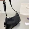 Bolsa de Pochette Bola de Nylon Black Bag 21SS Itália Milano Brand Bolsas de ombro de ombro de material impermeável Bolsas de colheita de colheita de compras para mulheres bolsa de compras