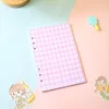 Square Loose Leaf Diary Notebook Glitter Journals Agenda Planner PVC Binder Goo Card Book Gift Set Stationery