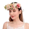 Headpieces X7YC Delicate Flower Decor Thin Side Crowns Bride Crown Hair Hoop Fashion Women Wedding Party Hairstyle Headwear Durable