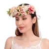 Coiffes X7YC Délicat Fleur Décor Mince Côté Couronnes Mariée Couronne Cheveux Cerceau De Mode Femmes De Noce Coiffure Chapeaux Durable