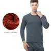 Ropa interior térmica para hombres para hombres Long Johns Winter Women Thermo Shirtpants Set Warm Thick Fleece Tamaño L-XXXL 220924