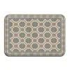 Bath Mats 1Pcs Gray Geometric Pattern Kitchen Entrance Door Mat Coral Velvet Carpet Rubber Colorful Indoor Floor Non-Anti-Slip Rug