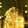 Andra festliga festförsörjningar 1m 2m 10m batteridrivna Garland juldekorationer för Home Festoon LED -ljus År 220922