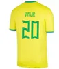 2022 brasiliani Richarlison G.JESUS maglie da calcio coppa del mondo camiseta 22/23 COUTINHO FIRMINO Marquinhos Casemiro brasil maglia da uomo maglia da calcio allenamento