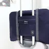 Depolama çantaları seyahat çantası kıyafet ayakkabıları için büyük kapasite düzenleyici organizatör bavul torbası bagaj katlama seti