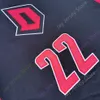 MITCH 2020 NEW NCAA DUQUESNE DUQUESNE DUKESジャージーカレッジ22バックリーバスケットボールジャージーブラックサイズの若者大人