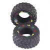 Grappige Piepende Pieper Rubber hond band Speelgoed Geluiden Band Vorm Hond Speelgoed Puppy Kat interactieve hond speelgoed kauwt 8cm DH0004