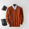 Męskie swetry kaszmirowe mieszanka bawełniana swetra pullover menue jumper jesienna zima ubrania szalotka supeter hombre pull homme swaters 220923