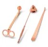 شموع حاملي حزمة الهدايا الملحق 3 في 1 مجموعة من الفولاذ المقاوم للصدأ شمعة جرس Snuffers فتيل dipper 3pcs/set GC0926