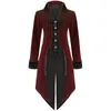 Hommes Trench Coats Nice Hommes Vintage Tailcoat Gothique Steampunk Manteau Mens Retro Frock Outfit Pardessus Cosplay Costume Smoking Pour La Fête